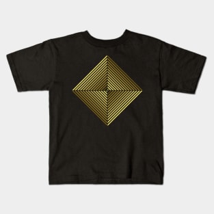 Square - triangles - graphic - geometric pattern Kids T-Shirt